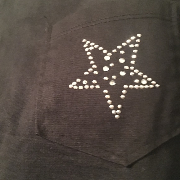 Black maxi skirt with star embellishments - Picture 4 of 6